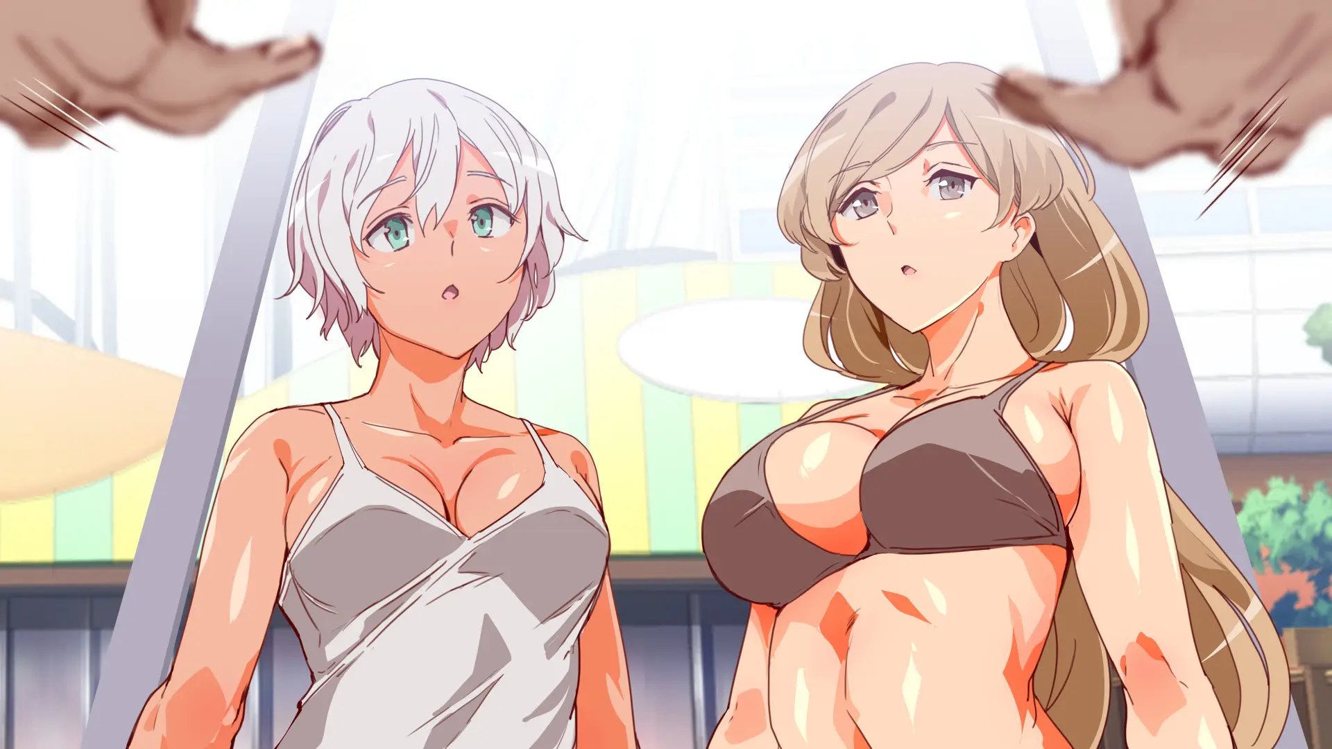 Mukanshin Pool ~Au Onna Zenin, Sekuhara Shihoudai No Aruku Nama Onaho | 무관심 수영장 ~만나는 여자 전원 성희롱 무제한의 걸어다니는 생오나홀 ~